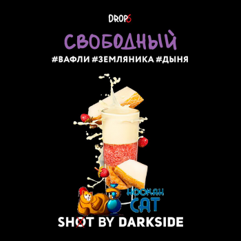 Табак для кальяна Dark Side Shot Свободный (Дарк Сайд Шот) 30г Акцизный - фото 1